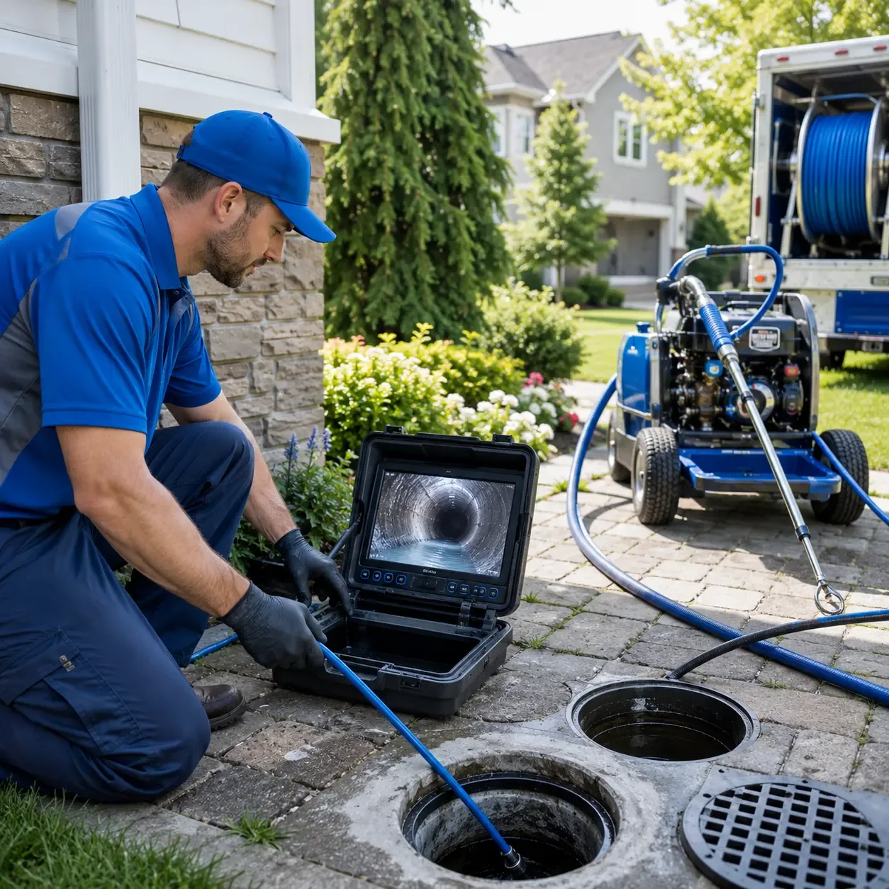 Outdoor drain cleaning professionals serving Freeport, IL