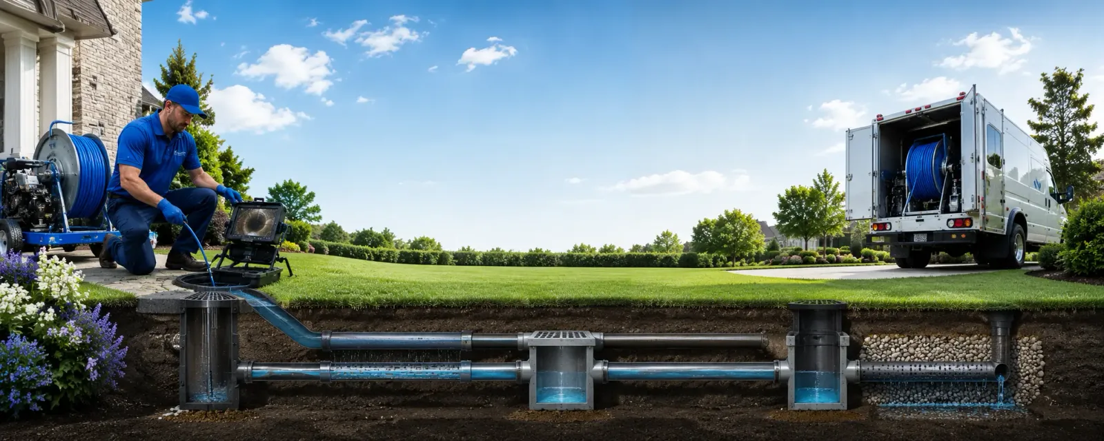 Outdoor drain cleaning information for Freeport, IL